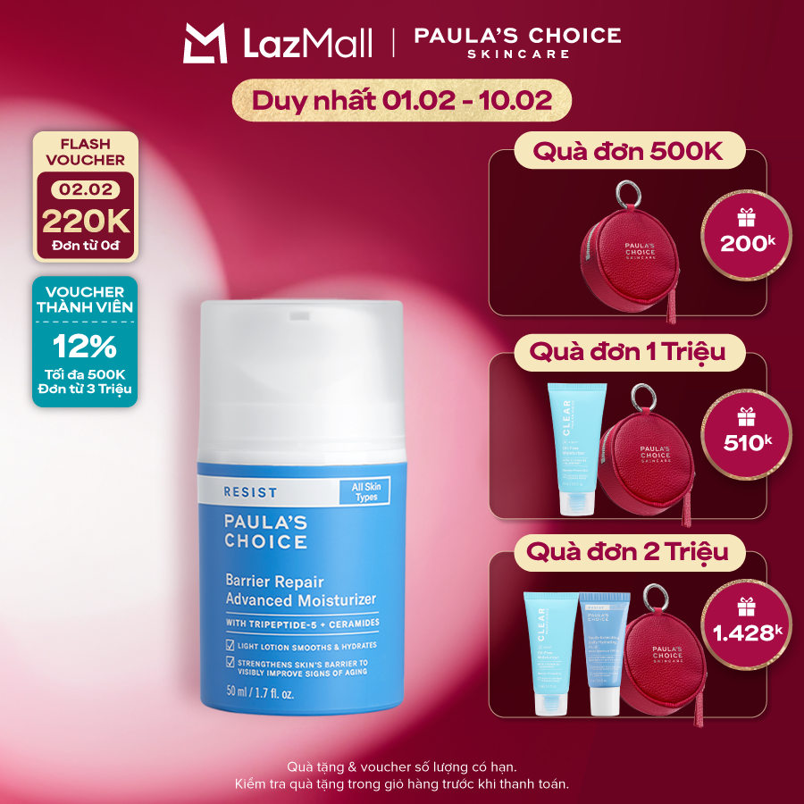 Kem dưỡng ẩm Paulas Choice Resist Barrier Repair Advanced Moisturizer 50ml mã 2240