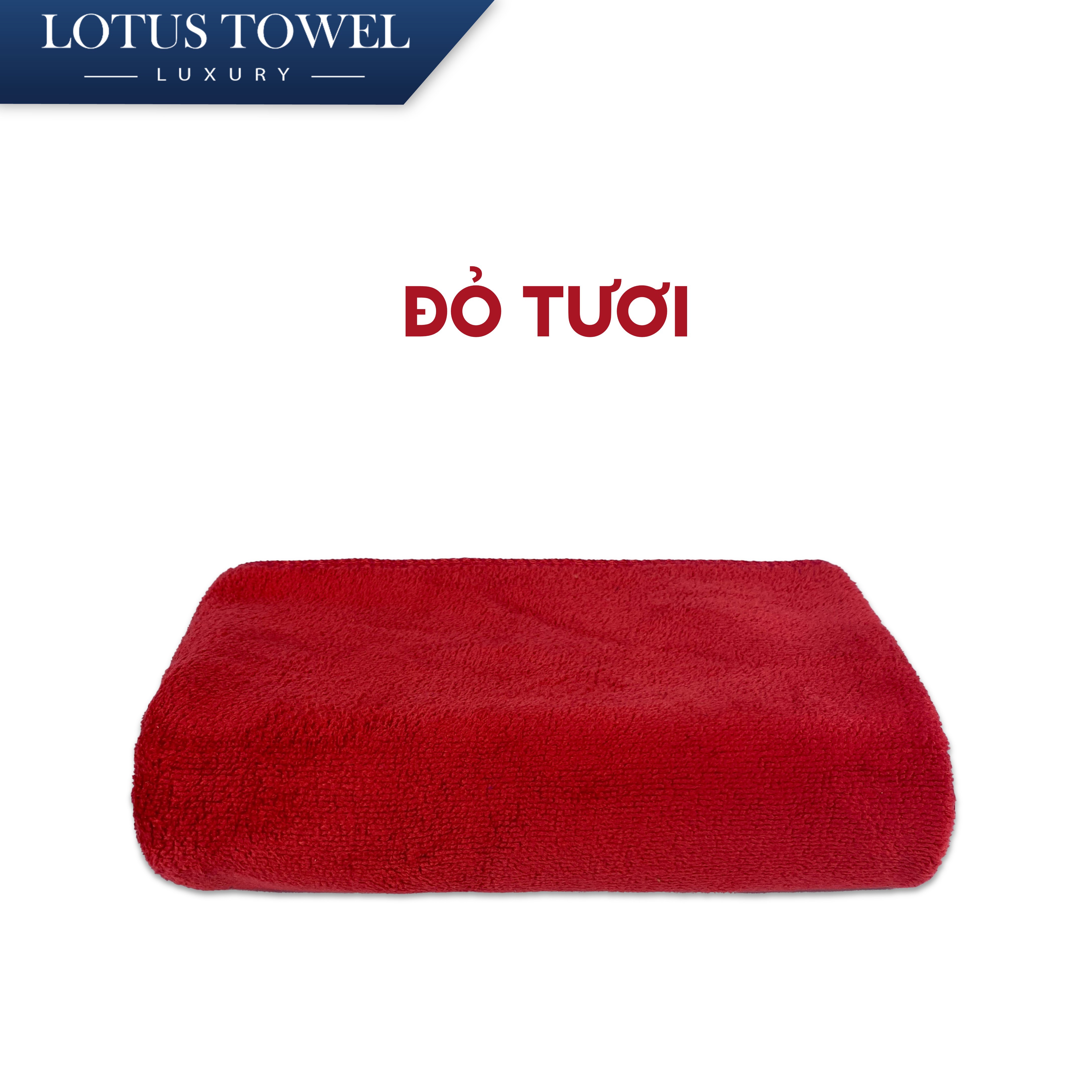 Khăn tắm SPA 70x140cm 100% MICROFIBER siêu mềm mịn thấm hút dày dặn - LOTUS TOWEL