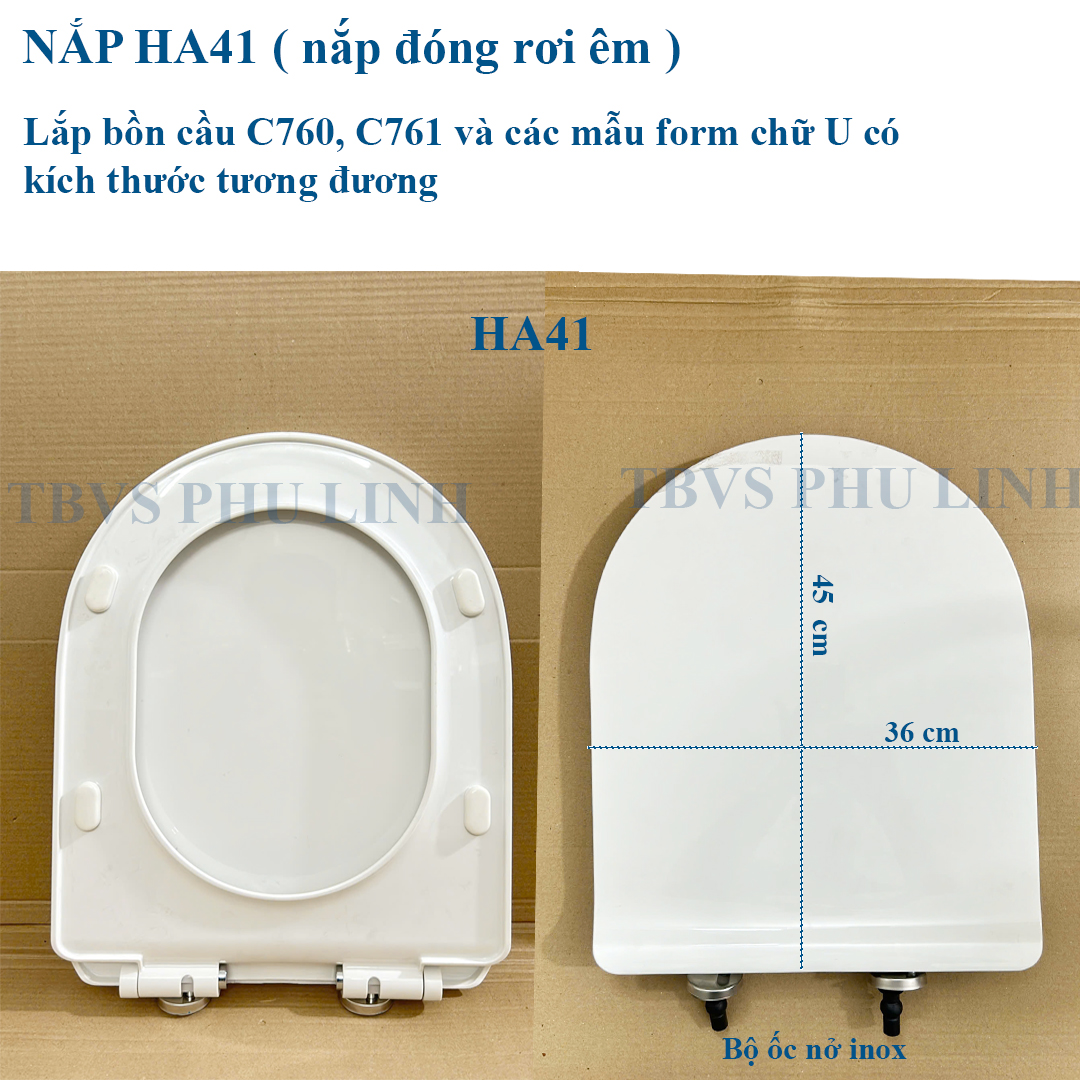 Nắp thay thế cho bồn cầu TOTO C300 C325 C350 C945 C864 C884 C819 C188 C885 C889 có kèm ốc vặn đầy đủ