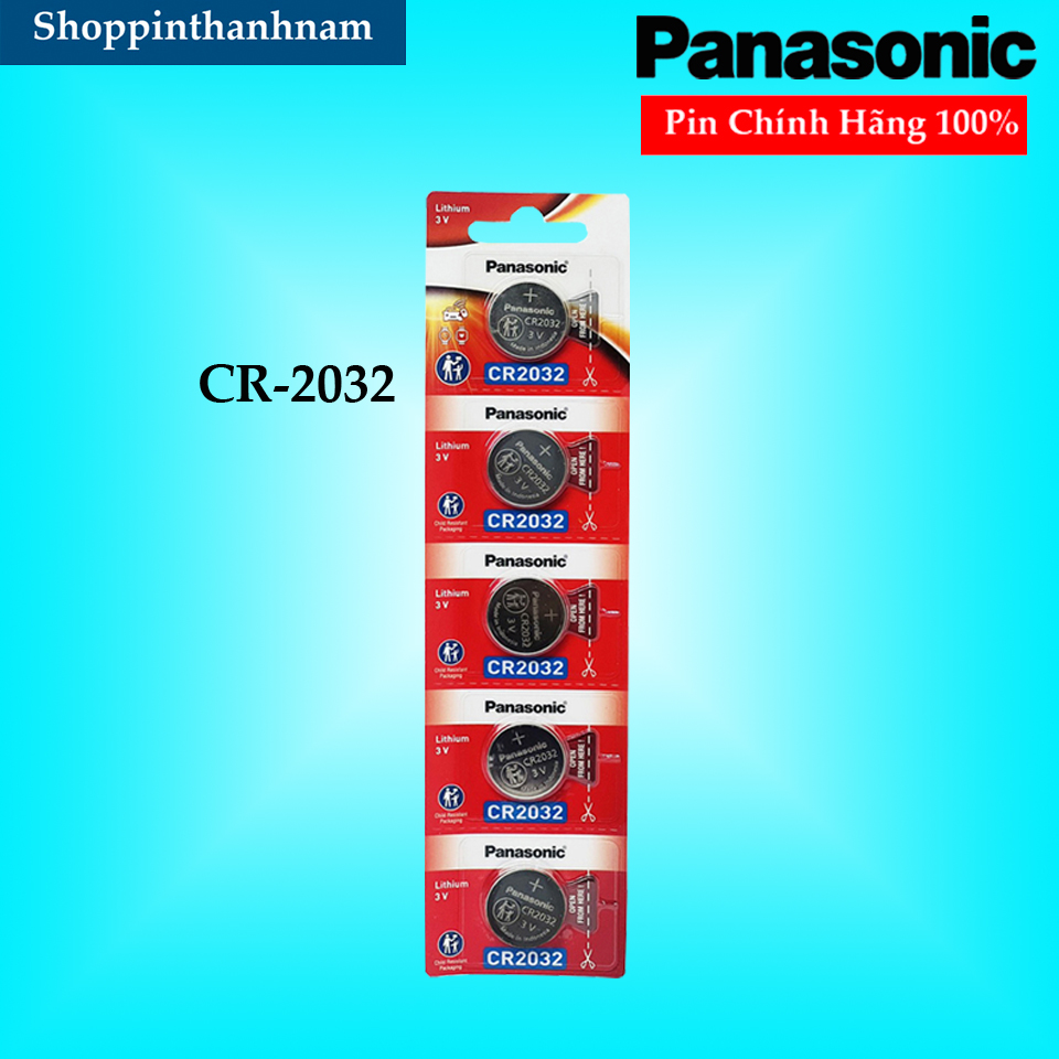 2 VIên Pin CR2032 Panasonic Lithium 3V Chính Hãng