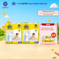 Combo 2 Tã dán UniDry Siêu khô thoáng gói Jumbo mới size S54/M46