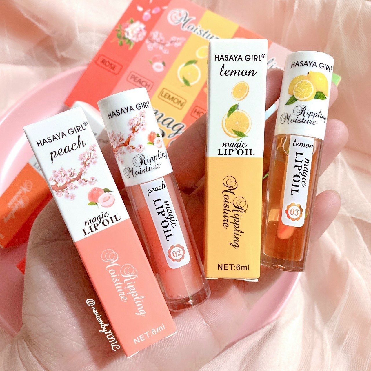[HCM]Son Bóng Dưỡng Hồng Môi Mềm Môi Hương Vị Trái Cây Hasaya Girl Magic Lip Oil (Lẻ 1 Cây)