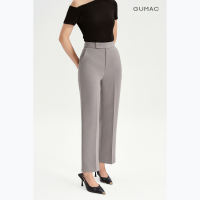 [MUA 2 GIẢM 70K] Quần Ống Đứng Nữ 95cm GUMAC Quần Tây Nữ Lưng Cao Quai Dê Chất Tuyết Mưa Công Sở Dáng Dài Cạp Cao LQF0626
