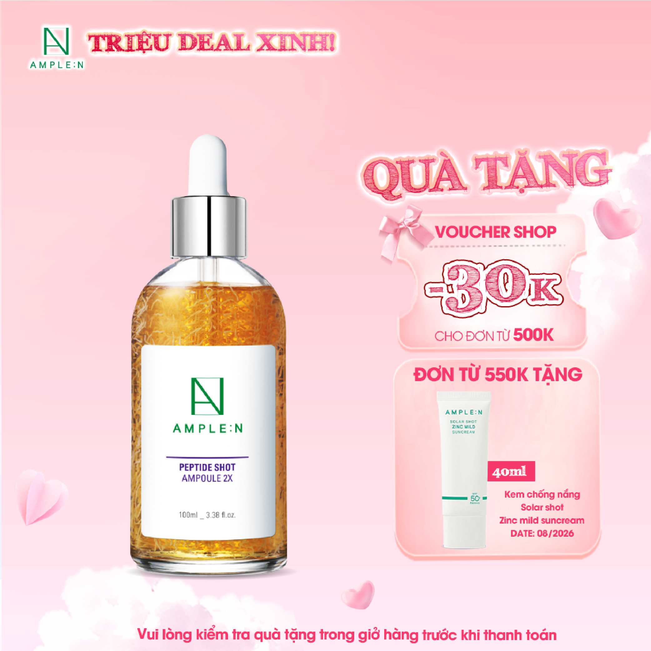 Tinh Chất Chống Lão Hóa AMPLE:N Peptide Shot Ampoule 2X