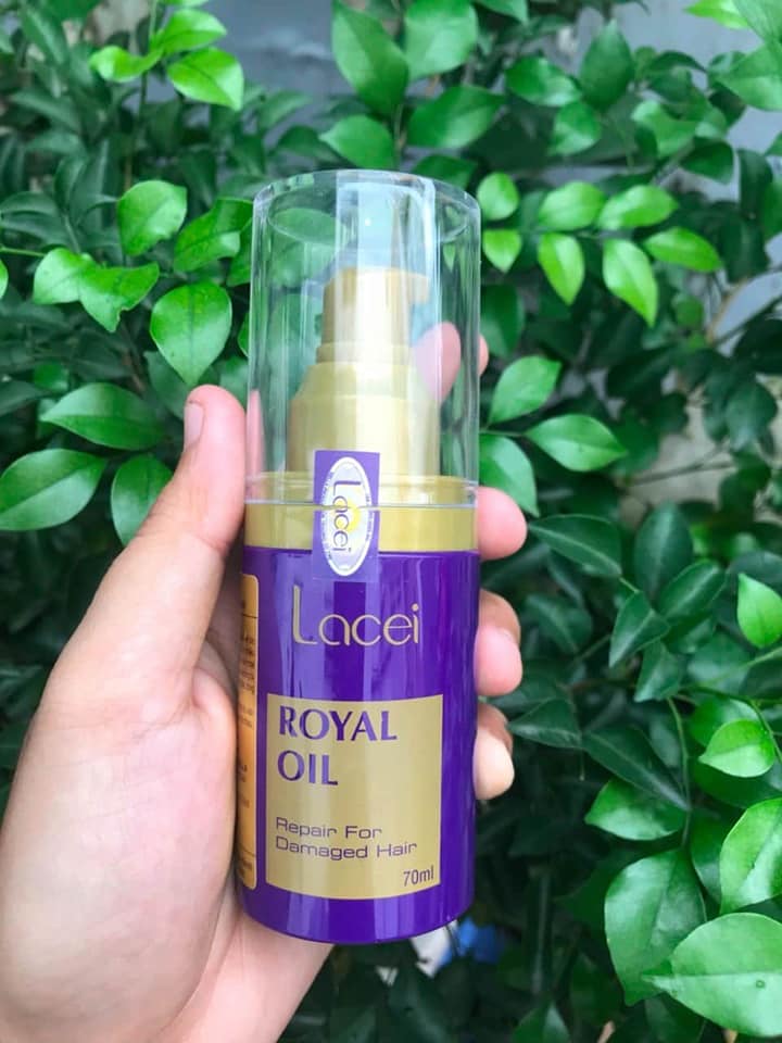 [Hcm]Tinh Dầu Bóng Tóc Lacei Royal Oil 70Ml