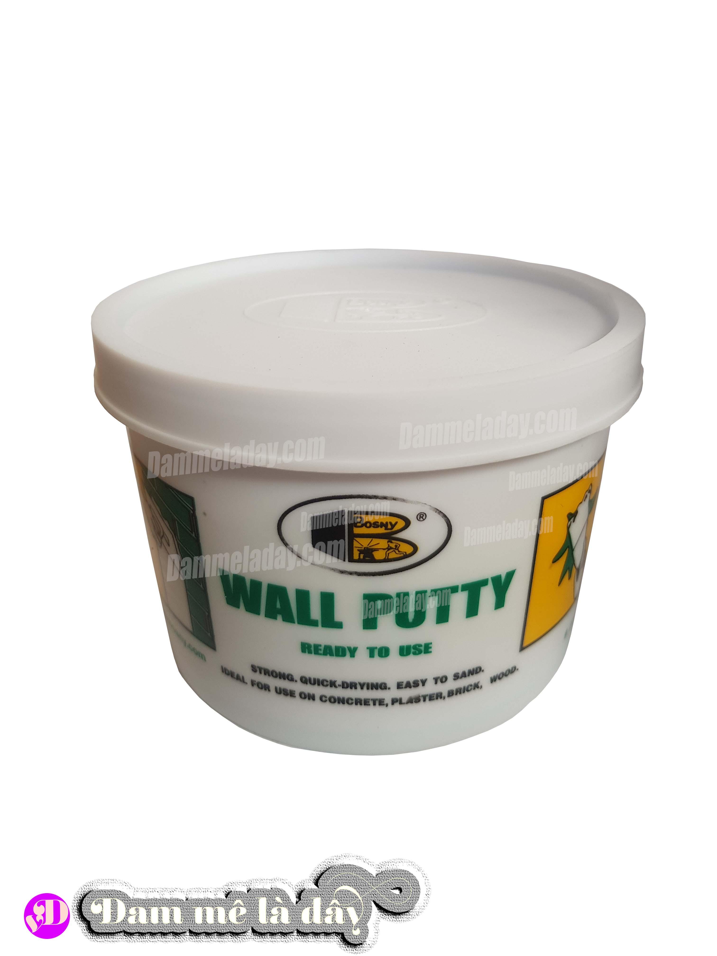 Bột trét chống thấm tường wall putty Bosny Thái Lan 500 gram  - keo vá tường trét tường nứt chống th