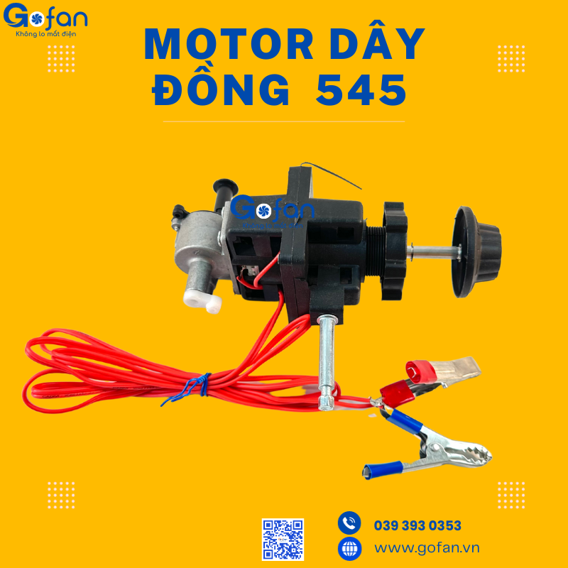 Quạt 12v b4-quạt kẹp bình 12V B4 -quạt đứng 12V-gofan-motor 545-cao 1m-5 cánh-84 nan-quạt đứng công