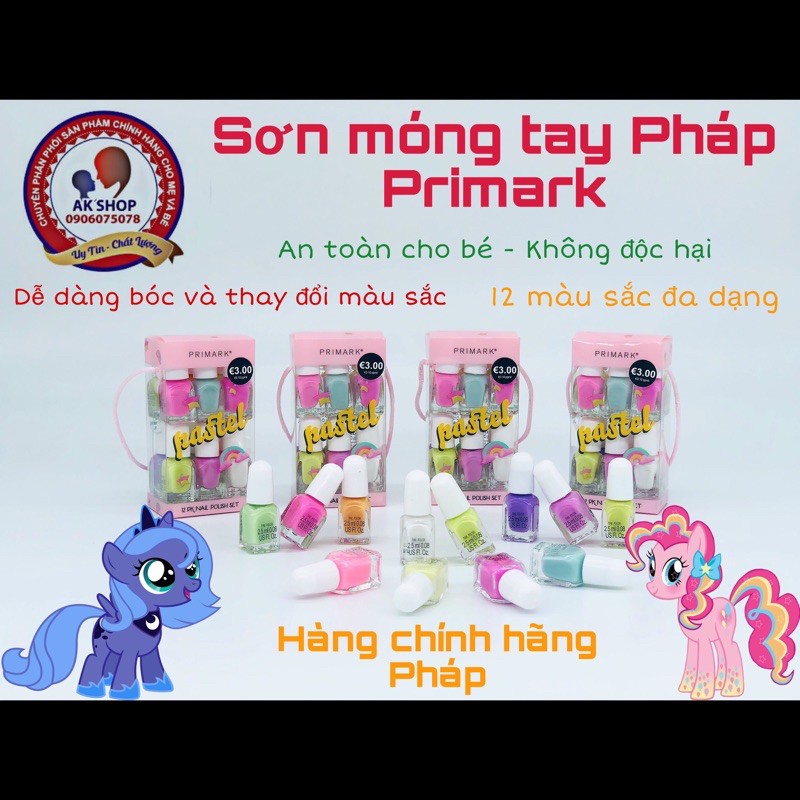 Sơn Móng Tay Bé Gái Hàng Pháp