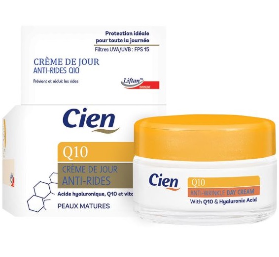 Kem dưỡng ngày Cien Q10 SPF15 chống lão hóa dưỡng ẩm tái tạo da 50ml