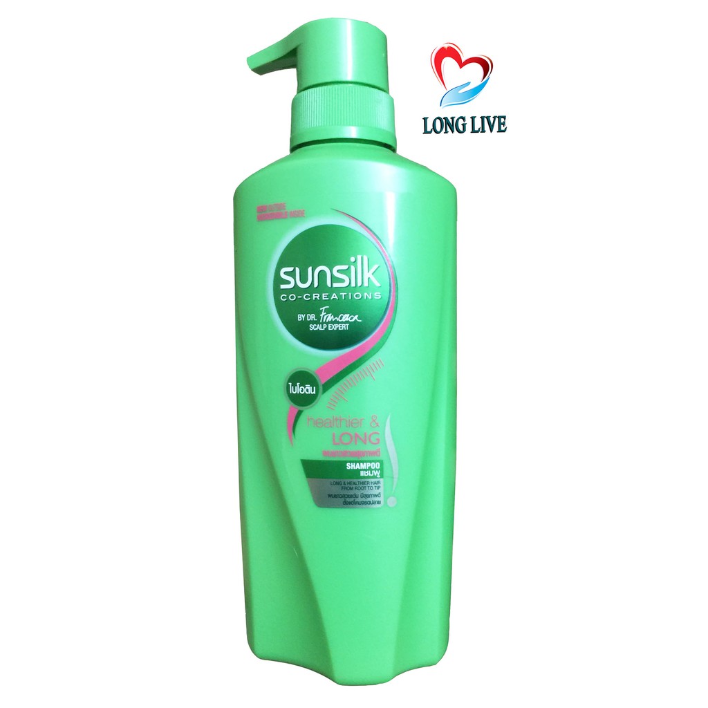 [Hcm]Dầu Gội Sunsilk Thái Lan Mẫu Mới 450Ml (Màu Xanh)