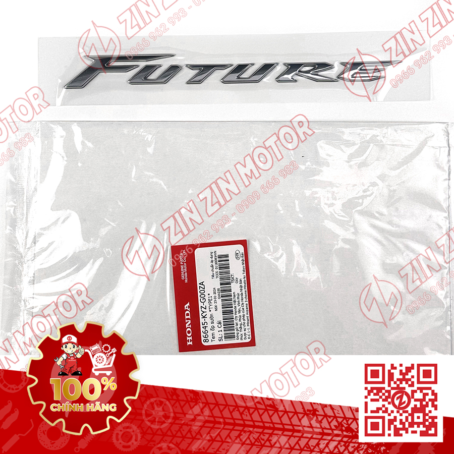 Tem Chữ Nổi Future Ốp Sườn Future 125 Mập Future Fi 125 Future BXC 125 2014 2015 2016 2017 Chính Hãn