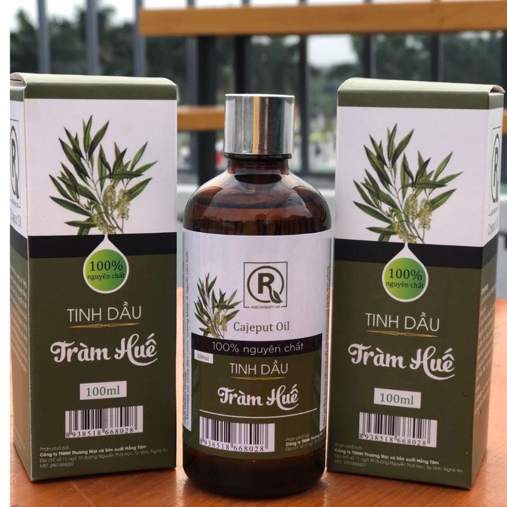 Tinh dầu Tràm Huế nguyên chất loại 1 chai 100ml dùng cho mẹ và bé tắm bé giữ ấm cho bé