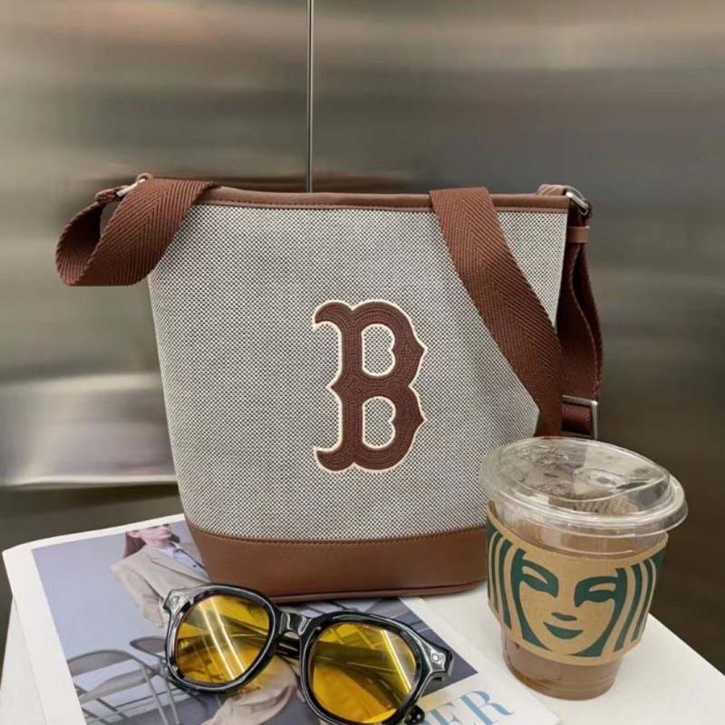 (Chuẩn Hãng) Túi xách đeo chéo MLB TOTE BUCKET Canvas cao cấp