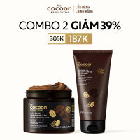 COMBO 1 Tẩy da chết mặt cà phê Đắk Lắk Cocoon cho làn da mềm mại & rạng rỡ 150ml + 1 Cà phê Đắk Lắk làm sạch da chết cơ thể 200ml