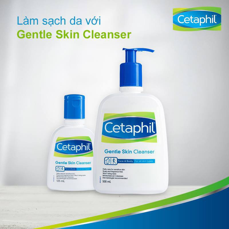 Centaphil Gentle Skin Cleaner 125Ml - Sữa Rửa Mặt Loại Bỏ Chất Nhờn Tẩy Sạch Bụi Bẩn Dịu Da Giữ Ẩm Ngừa Mụn