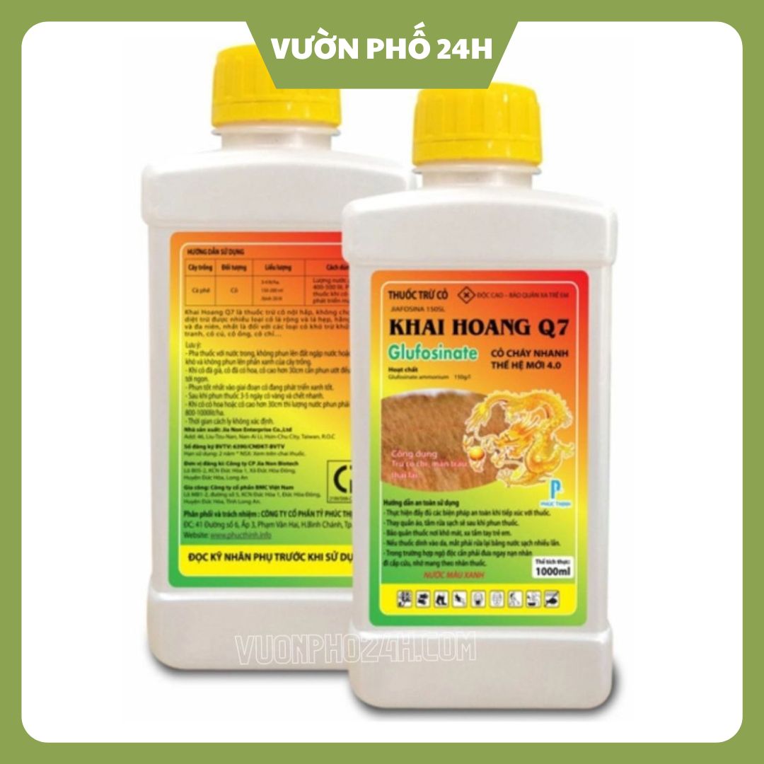 Thuốc Trừ Cỏ Khai Hoang Q7 – Chai 900ml