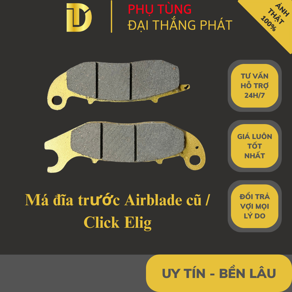 Má phanh dầu (Bó thắng đĩa) trước cho xe AirBlade (2007-2010) / Click (2007-2010) / Vinfast Klara ch