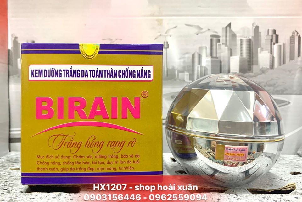 [Hcm]Kem Dưỡng Trắng Da Toàn Thân Chống Nắng Birain Kem Thanh Trâm - Hx1207