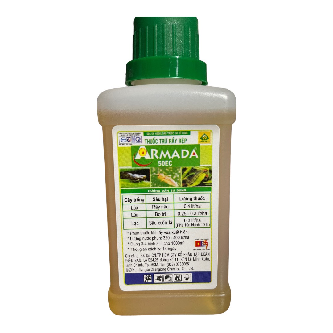 Thuốc trừ rầy rệp AMANDA 50EC (100ml) thuốc trừ rầy nâu bọ trĩ sâu cuốn lá rệp sáp hại cây hoa cây c