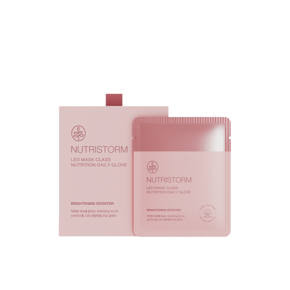 [Hcm]Miếng Pad Tẩy Tế Bào Chết & Cung Cấp Tinh Chất Dưỡng Trắng Da Nutristorm Led Mask Class Nutrition Daily Glove Brightening Booster