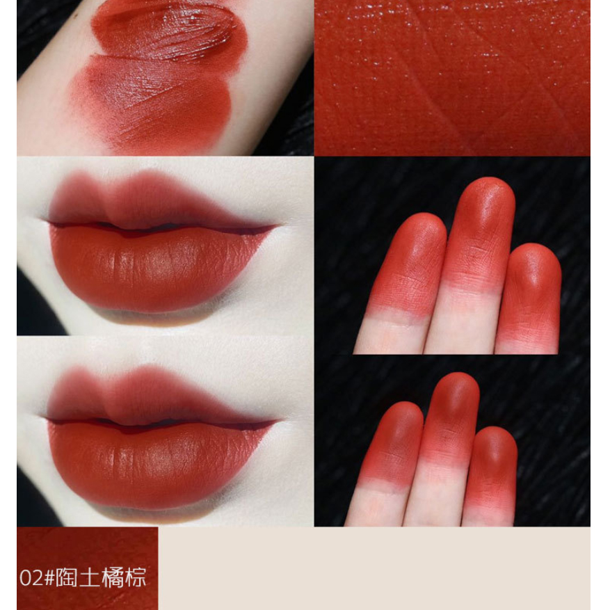 Son kem lì siêu xinh chất mềm môi Herorange Velvet Lip Glaze Air Matte 2.2g