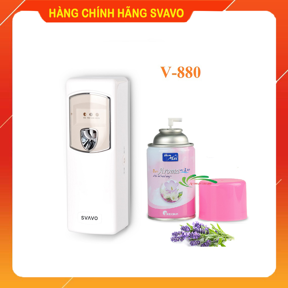 [Tặng Chai Xịt] Máy Xịt Phòng Tự Động Svavo