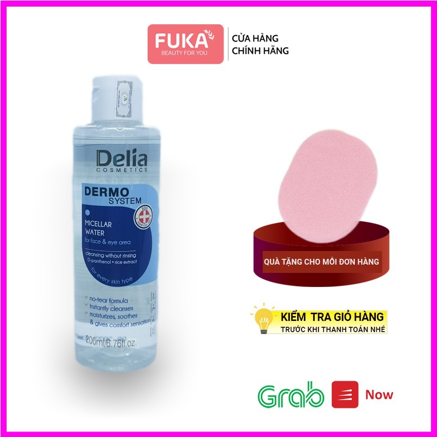 Nước Hoa Hồng Delia - Nước Cân Bằng Micellar Water Làm Sạch Sâu Cân Bằng Da