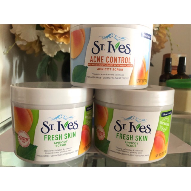 Hũ Tẩy Da Chết Toàn Thân 283G St.ives Fresh Skin / Acne Control| Hàng Mỹ|Không Đổi Trả|Acne Control Cam Kết Hàng Đúng Mô Tả Chất Lượng Đảm Bảo An Toàn Đến Sức Khỏe Người Sử Dụng