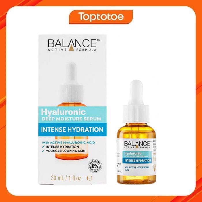 Serum Cấp Nước Dưỡng Ẩm Balance Active Formula Hyaluronic Deep Moisture Serum 30ml