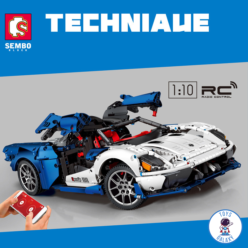Đồ Chơi Lắp Ráp Mô Hình Điều Khiển Từ Xa RC Technic Siêu Xe McLaren Senna Tỉ Lệ 1:10 S701026