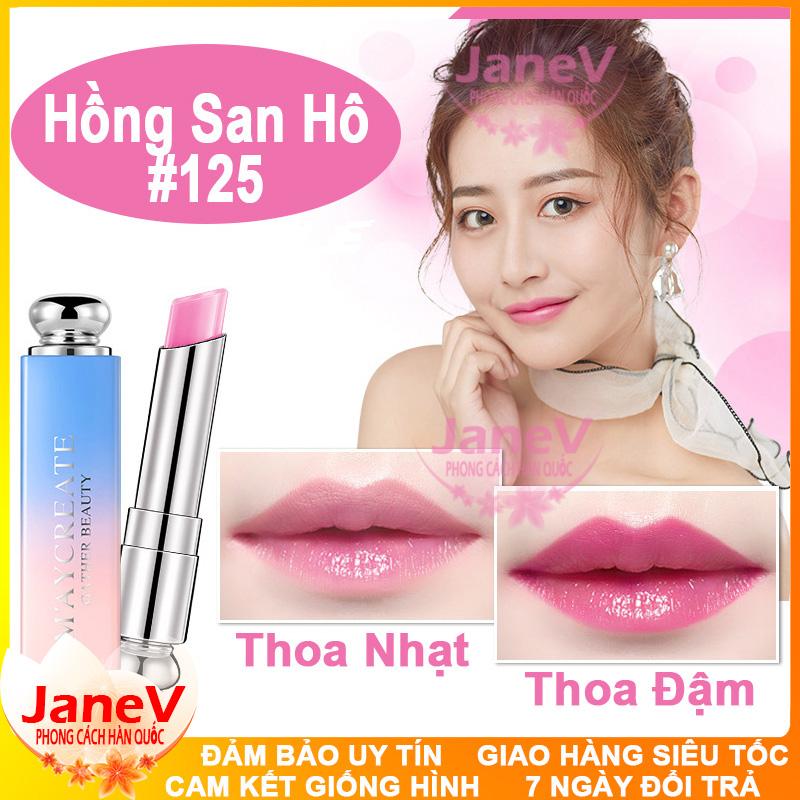 [HCM]Son Môi Đổi Màu Dưỡng Ẩm Maycreate MCE116