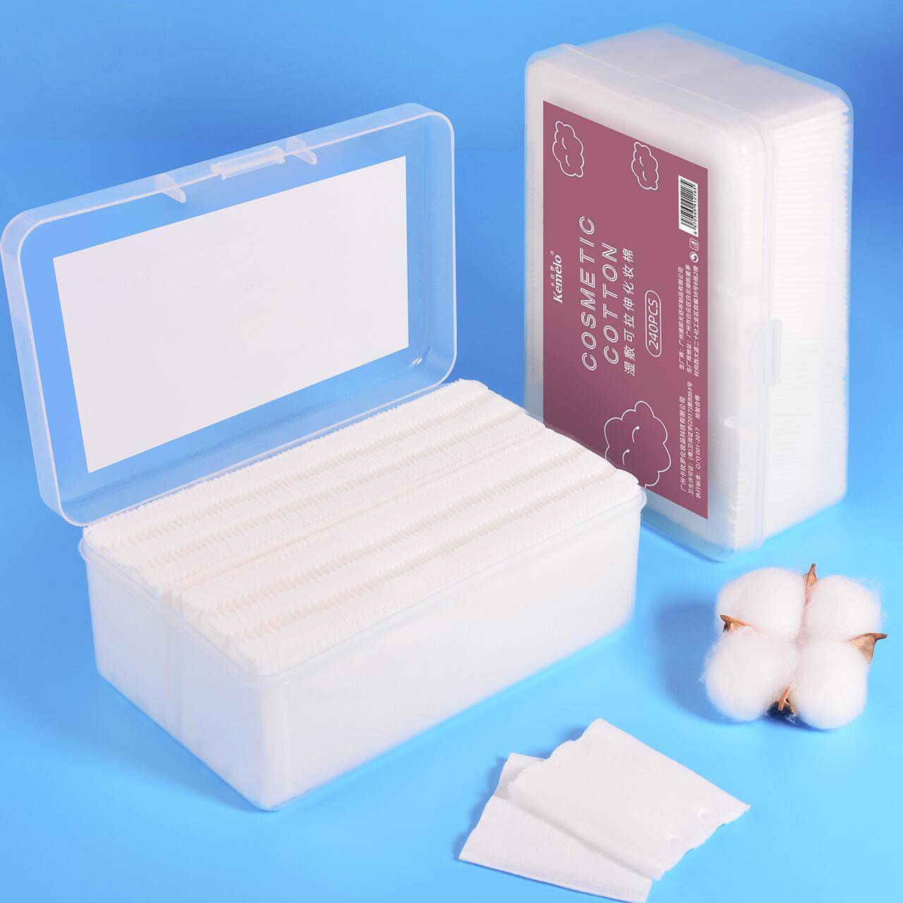 Hộp Bông Tẩy Trang Kemelo 1080 Miếng