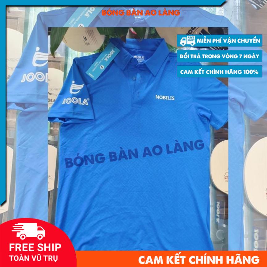 [ FREE SHIP ] Áo Thể Thao Bóng Bàn Xanh Trơn Joola Nobilis