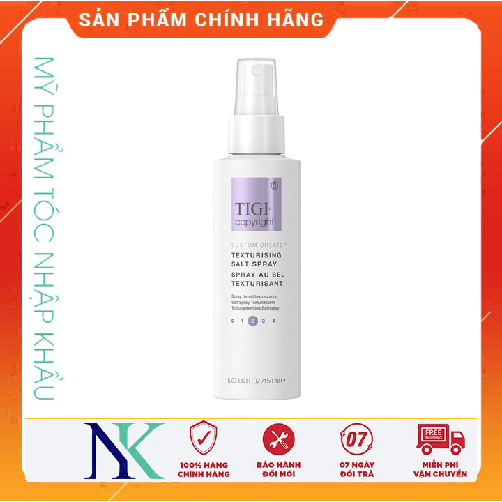 Xịt Muối Tạo Cấu Trúc Tóc Tigi Copyright Texturising Salt Spray 150Ml