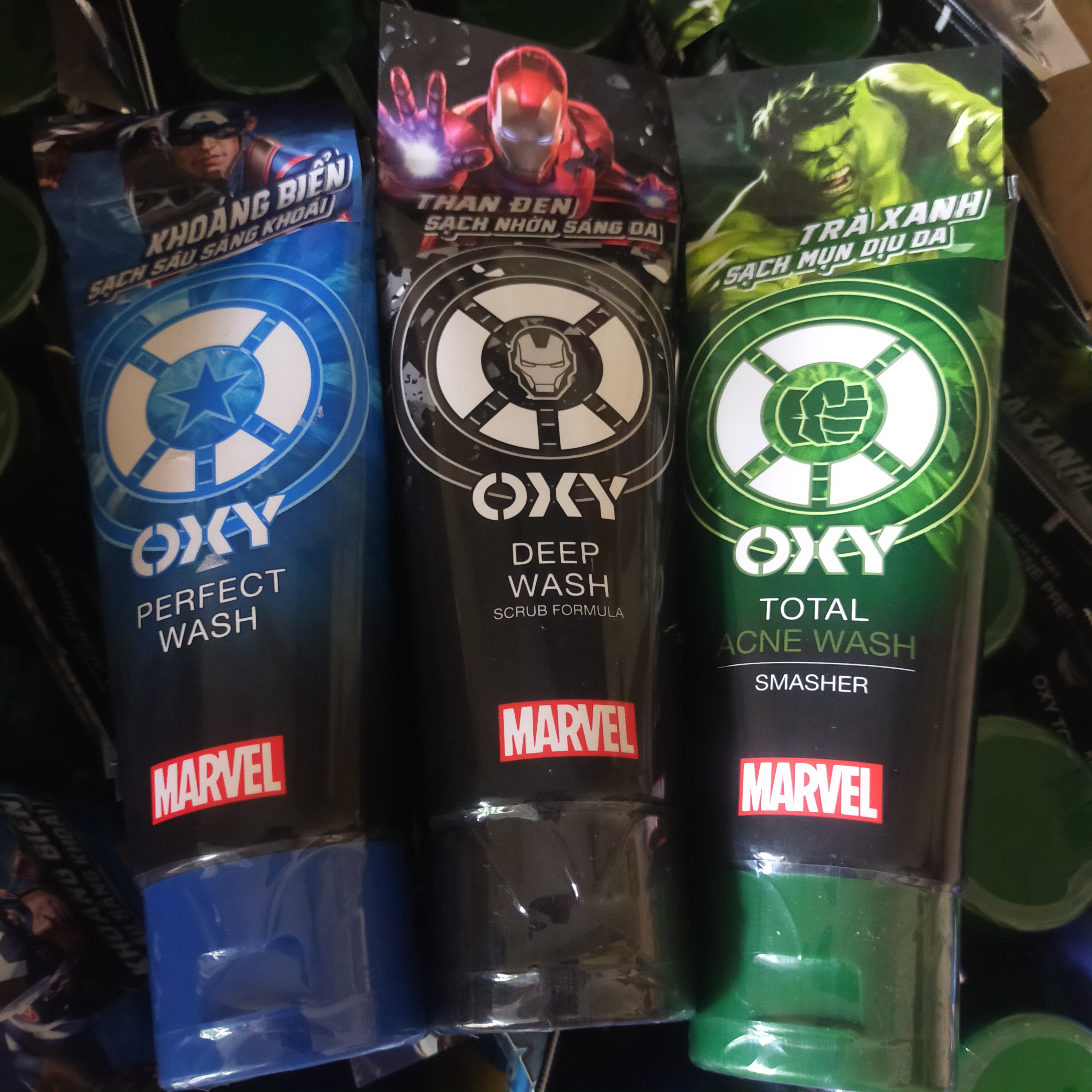 [HCM]Kem Rửa Mặt Sạch Khuẩn Mụn Kiểm Soát Nhờn Oxy Total Anti Acne (100g)