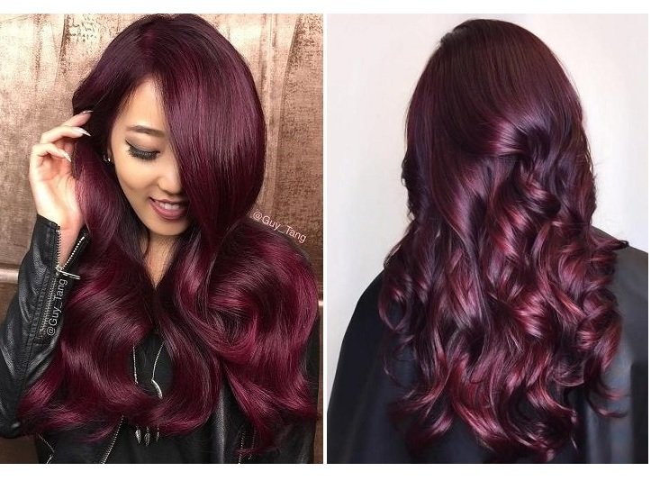 Tuýt Nhuộm Tóc Màu Đỏ Tím Rươu Vang Light Red Violet Hair Dye Cream