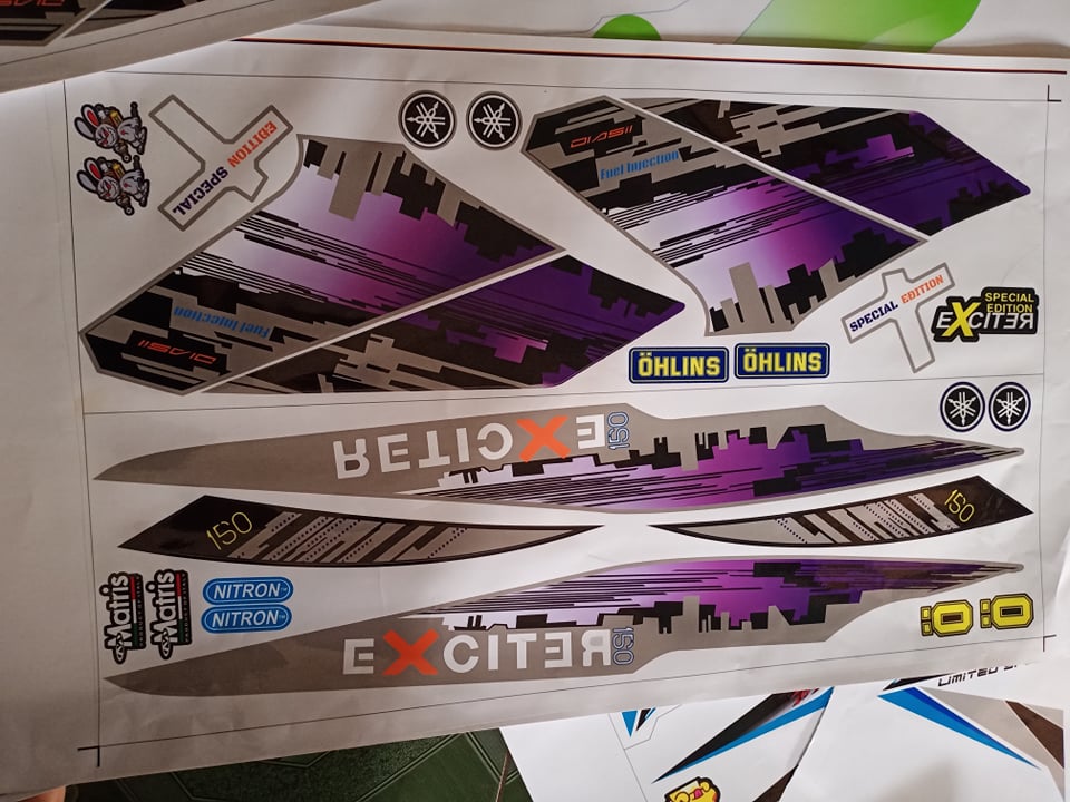 tem rời ex 150 HH tím đen