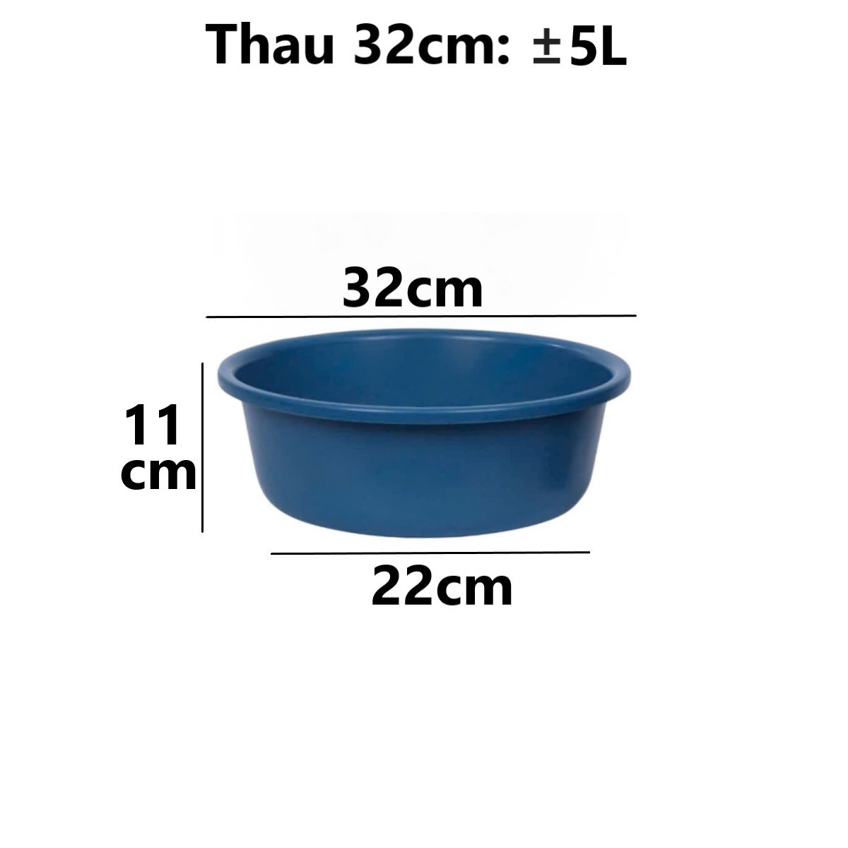 Thau chậu GIA LONG nhựa VIỆT NHẬT - Nhỏ vừa to - Tắm bé lau nhà giặt đồ - 9202/5/6/7/8/9