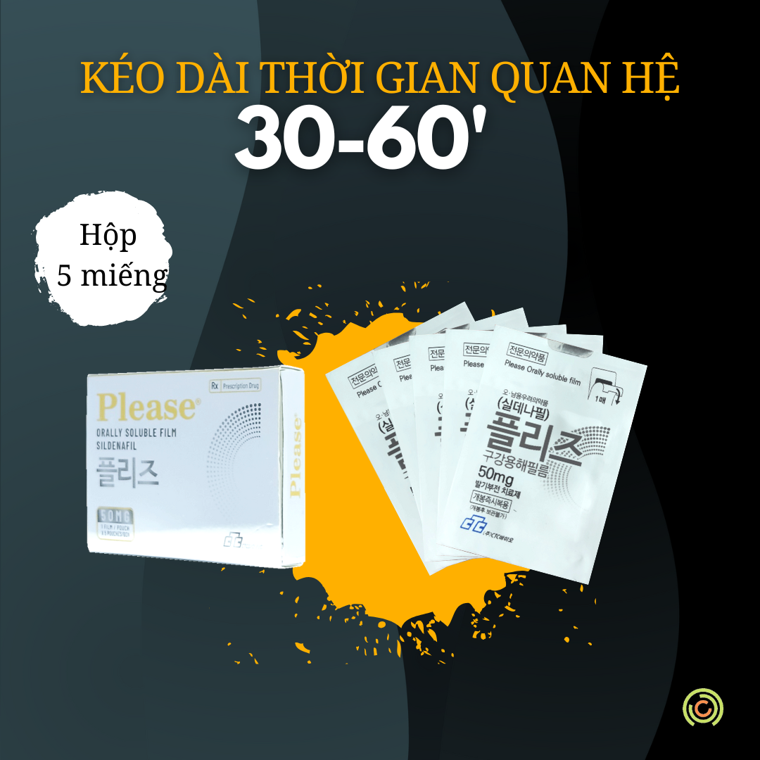 Tem ngậm Hàn Quốc – Please Orally Soluble Film (Hộp 5 Miếng)