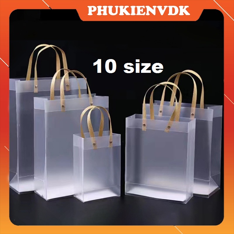 Túi Nhựa PVC Trong Suốt Túi Đựng Quà Tặng Chống Thấm Nước