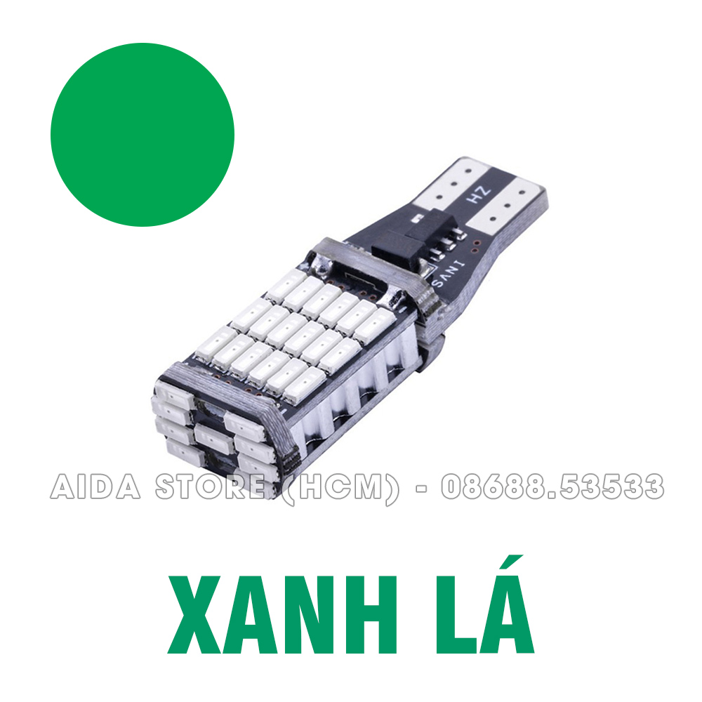 [VOUCHER 10% TỪ 15/5-17/5] 01 bóng đèn LED xe máy xi nhan T15 T10 45SMD lắp cho xi nhan xe máy đèn l