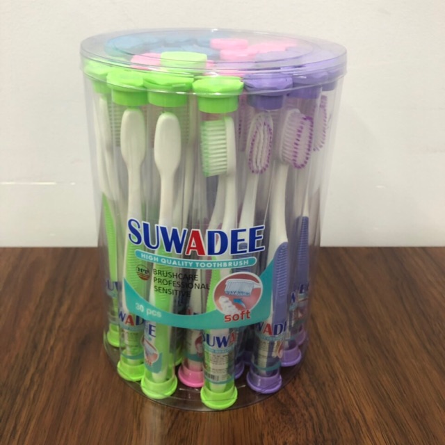 Compo 5 Bàn Chải Suwadee(Tròn Hộp 30 Cây)