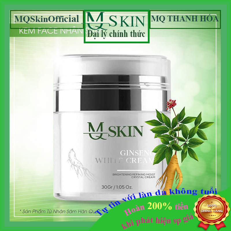 Kem Dưỡng Face Nhân Sâm Mq Skin ( Chính Hãng ) Mqskin Kem Dưỡng Da Làm Trắng Da Tái Tạo Da Thay Da