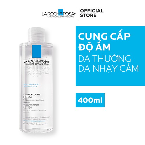 [Hcm]Nước Tẩy Trang Cho Da Nhạy Cảm Laroche Posay Micellar Water Ultra Sensitive Skin