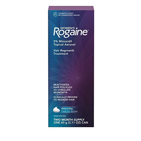 [Hcm]Kem Mọc Tóc Nữ Rogaine Hair Regrowth Treatment Foam 2 Tháng