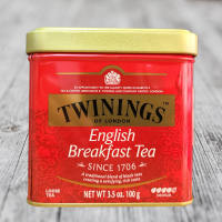 [hộp ĐỎ 100g] TRÀ ĐEN (trà lá lớn) TWININGS of LonDon English Breakfast Tea