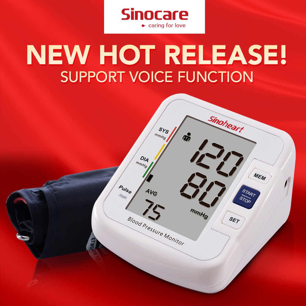 Máy đo huyết áp Sinocare Sinoheart BA-801 công nghệ Đức chất lượng kiểm tra tốt sức khỏe bản thân và cả gia đình