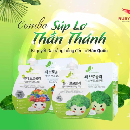 Combo Kem Face Súp Lơ Hàn Quốc