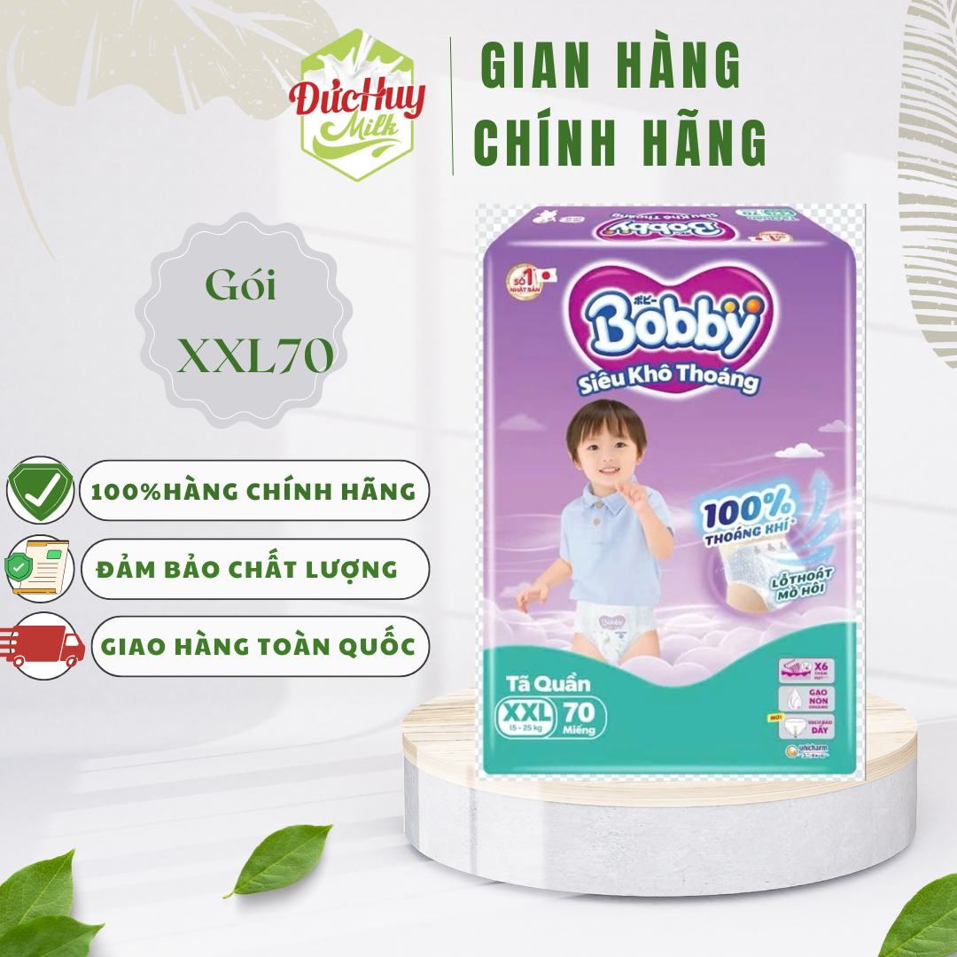 Tả Quần Bobby XXL70 cho trẻ 16kg (khuyến mãi tùy thời điểm)