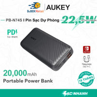 PIN SẠC DỰ PHÒNG AUKEY PB-N74S BASIX PLUS 22.5W PD QC 3.0 20000MAH - Hàng chính hãng